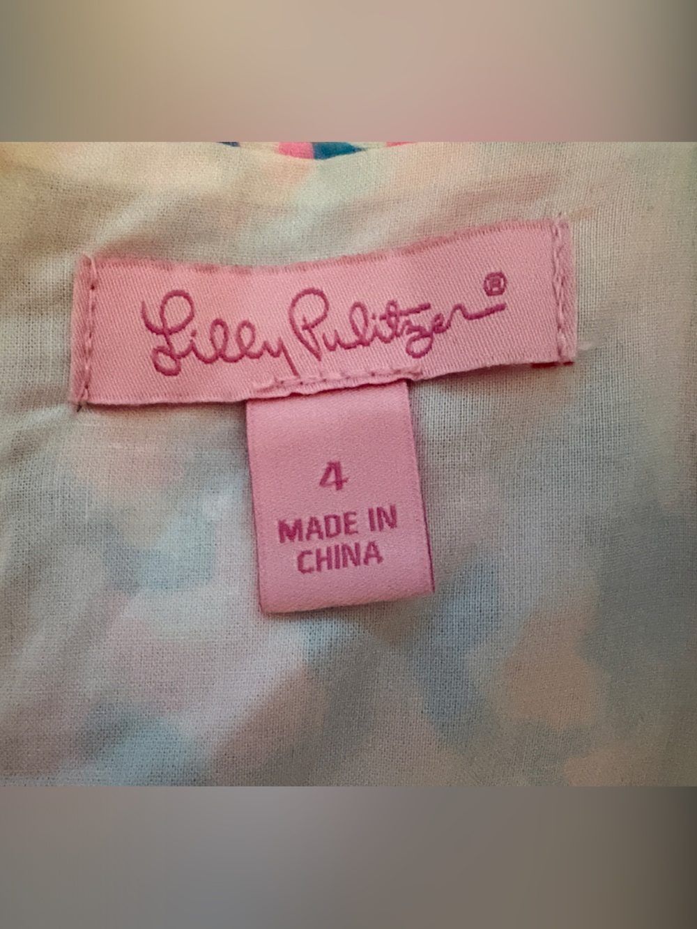 Lilly Pulitzer Multicolor Floral Sundress in Pink, Blue, Green, Yellow - Picture 3 of 3